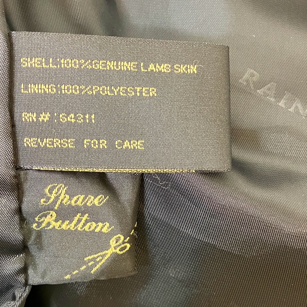 RAINFOREST Black Leather Coat - Picture 12 of 12